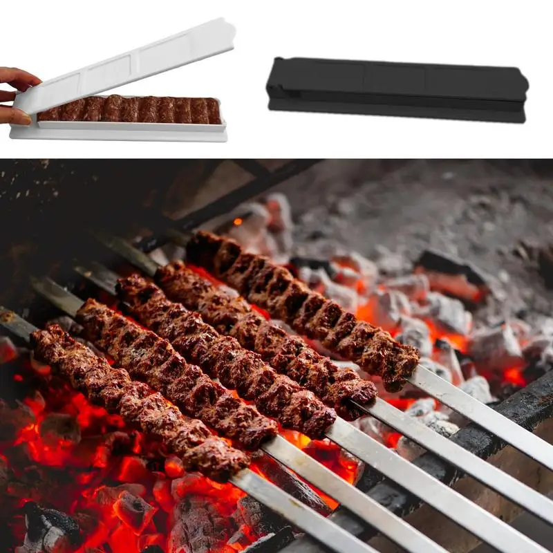 Ручная форма Kabob для гриля, устройство для приготовления кебаба, шпажки, простота в использовании и чистке, гаджеты для барбекю, для кухни, для приготовления пищи на открытом воздухе и кемпинга
Ручная форма Kabob для гриля, устройство для приготовления кебаба, шпажки, простота в использовании и чистке, гаджеты для барбекю, для кухни, для приготовления пищи на открытом воздухе и кемпинга