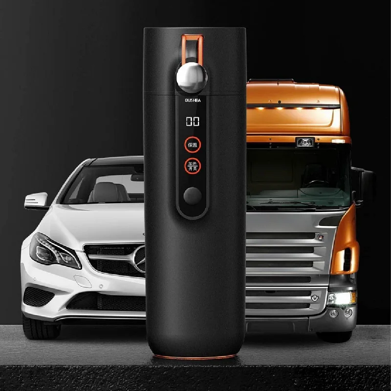 460ml Universal Car Kettle Intelligent Heating Water Cup Truck Thermos Cup Coffee Pot 316 Stainless Steel Liner 12V 24V
460ml Universal Car Kettle Intelligent Heating Water Cup Truck Thermos Cup Coffee Pot 316 Stainless Steel Liner 12V 24V