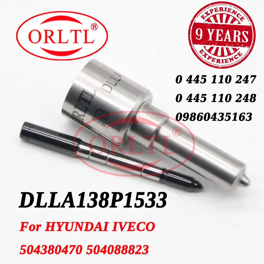 DLLA138P1533 0 433 172 037 Diesel Injector 09860435163 0445110248 Nozzle DLLA 138 P 1533 for HYUNDAI IVECO 504380470 504088823
DLLA138P1533 0 433 172 037 Diesel Injector 09860435163 0445110248 Nozzle DLLA 138 P 1533 for HYUNDAI IVECO 504380470 504088823