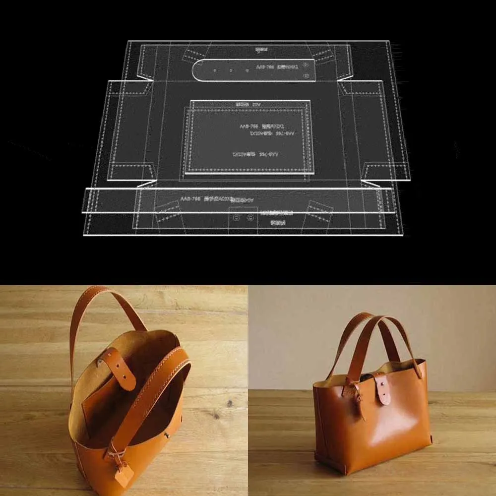 Leather Bag Pattern Making with Kraft Paper and Acrylic Templates for Handbag, Zero Wallet, Leather Bag
Leather Bag Pattern Making with Kraft Paper and Acrylic Templates for Handbag, Zero Wallet, Leather Bag
