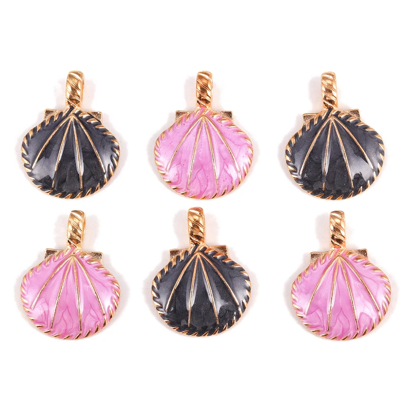 10Pcs/Lot High Quality Enamel Sea Shell Pendants Cute DIY Jewekly Charms For Necklace Keychain Bracelet Findings Supplies Crafts
10Pcs/Lot High Quality Enamel Sea Shell Pendants Cute DIY Jewekly Charms For Necklace Keychain Bracelet Findings Supplies Crafts