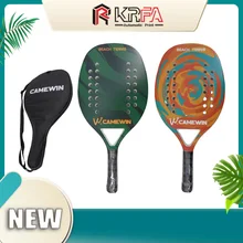 2022 Krfa CAMEWIN professional beach tennis racket carbon fiber EVA stretch beach racket with beach ball New
2022 Krfa CAMEWIN professional beach tennis racket carbon fiber EVA stretch beach racket with beach ball New