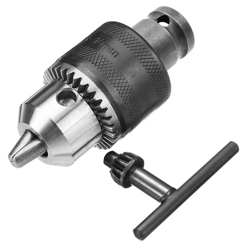 1.5-10mm 1/16 Inch - 3/8 Inch Capacity Key Drill Chuck Wrench Converter 1/2 Inch Socket Square Female Adapter
1.5-10mm 1/16 Inch - 3/8 Inch Capacity Key Drill Chuck Wrench Converter 1/2 Inch Socket Square Female Adapter