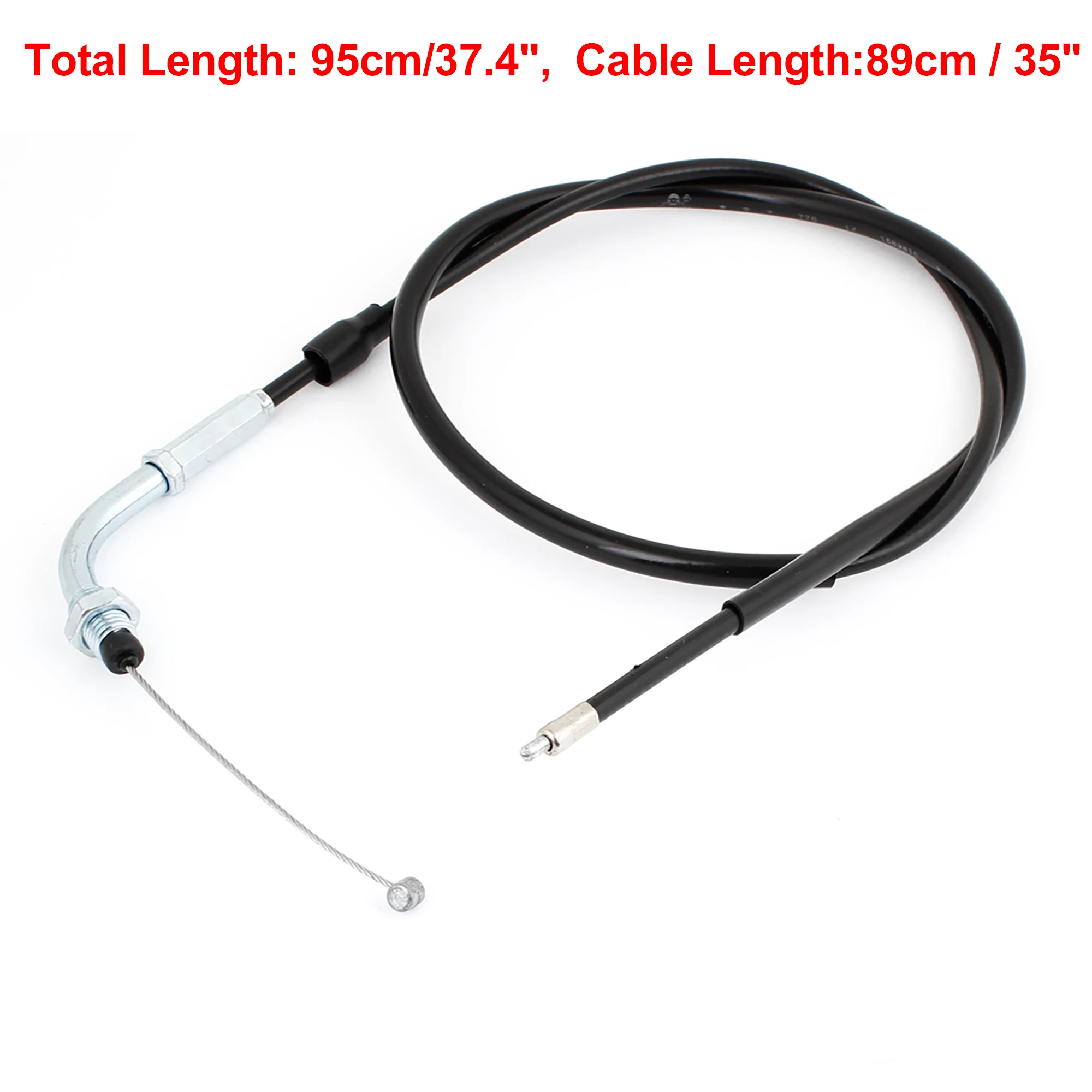 Motoforti Motorcycle Spare Parts Black 37.4" Long Throttle Cable Wire for Honda CG125
Motoforti Motorcycle Spare Parts Black 37.4" Long Throttle Cable Wire for Honda CG125