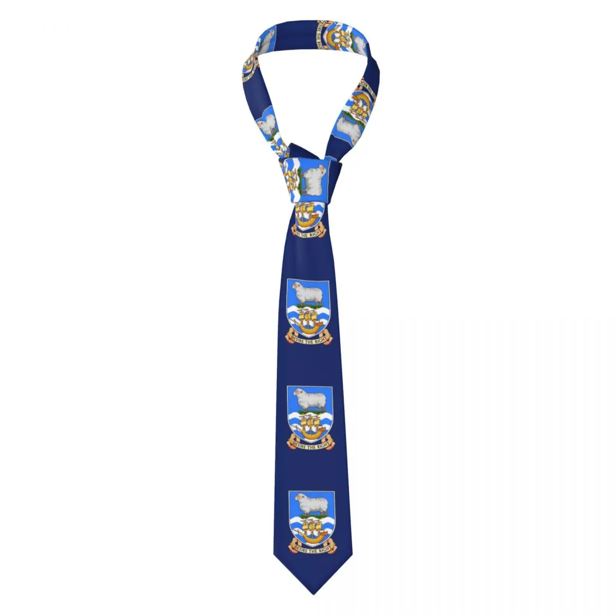 

Классический галстук, мужские галстуки для свадебной вечеринки, деловой галстук, повседневный галстук с флагом Фолклендских островов