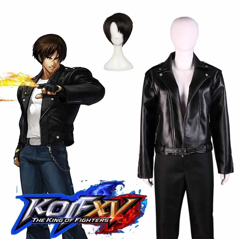KOF Kyo Kusanagi Cosplay Costumes Game The King of Fighters Role Play Uniform Halloween Carnival Outfit For Man
KOF Kyo Kusanagi Cosplay Costumes Game The King of Fighters Role Play Uniform Halloween Carnival Outfit For Man