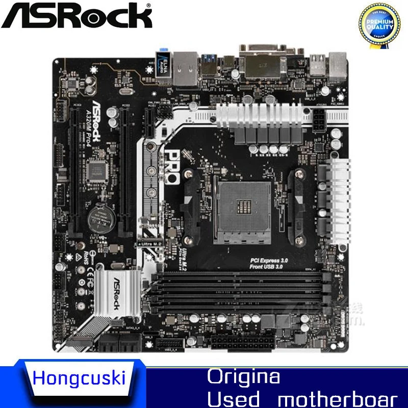 For ASROCK A320M Pro4 original Used motherboard Socket AM4 DDR4 USB3.0 SATA3 A320 Desktop Motherboard
For ASROCK A320M Pro4 original Used motherboard Socket AM4 DDR4 USB3.0 SATA3 A320 Desktop Motherboard