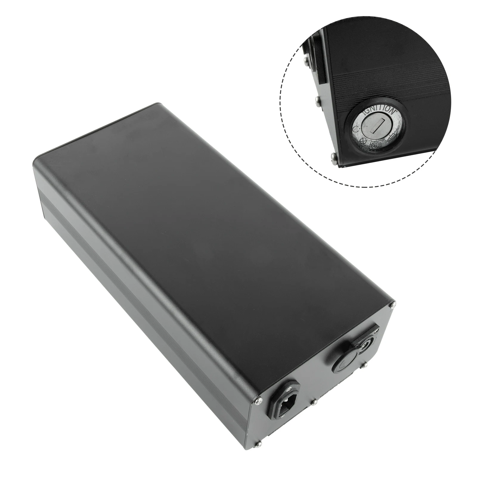High Quality Hot Sale Battery Box Ebike Shelf Large Capacity With 2 XKey 1865/21700 Aluminum Alloy Electric Bike
High Quality Hot Sale Battery Box Ebike Shelf Large Capacity With 2 XKey 1865/21700 Aluminum Alloy Electric Bike