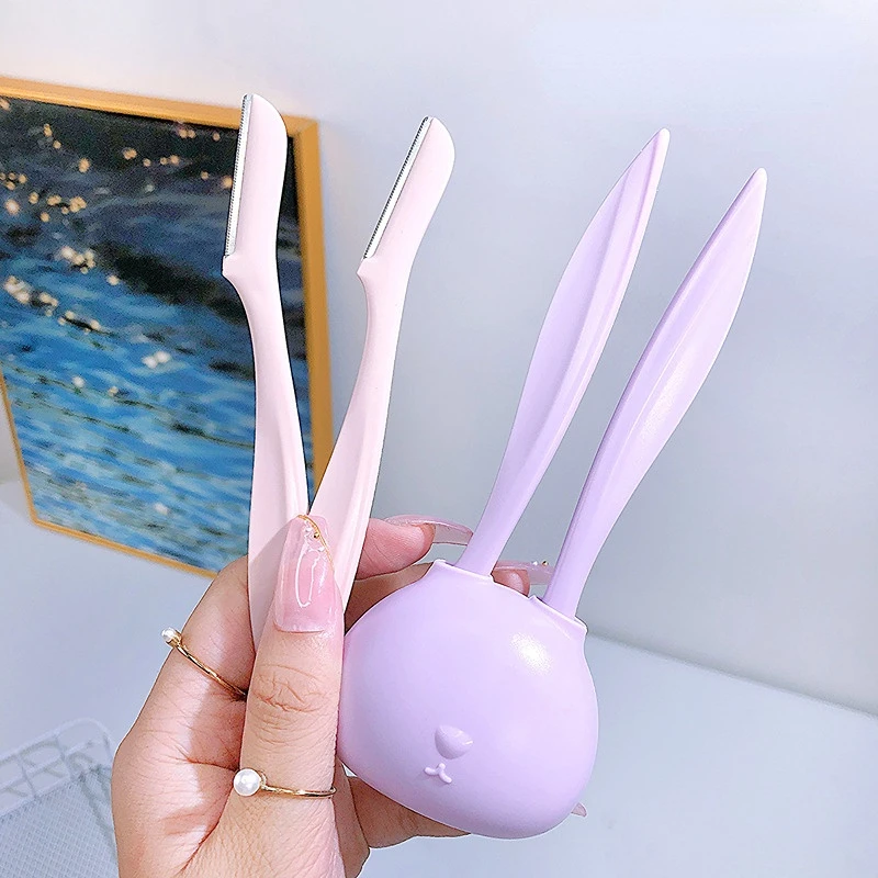 New Cute Rabbit Eyebrow Trimmer 2 Pieces Beginner Eyebrow Trimmer Blade Eyebrow Scraper Beauty Tools Wholesale Makeup
New Cute Rabbit Eyebrow Trimmer 2 Pieces Beginner Eyebrow Trimmer Blade Eyebrow Scraper Beauty Tools Wholesale Makeup