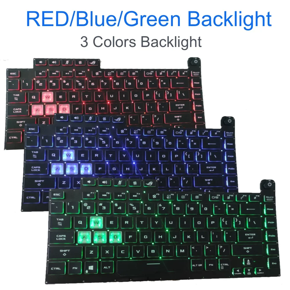 G531 US English Backlit Keyboard for Asus Rog Strix G531G G531GT G531GD G531GV G531GU G531GW, Red Green Blue Backlight Keyboards
G531 US English Backlit Keyboard for Asus Rog Strix G531G G531GT G531GD G531GV G531GU G531GW, Red Green Blue Backlight Keyboards