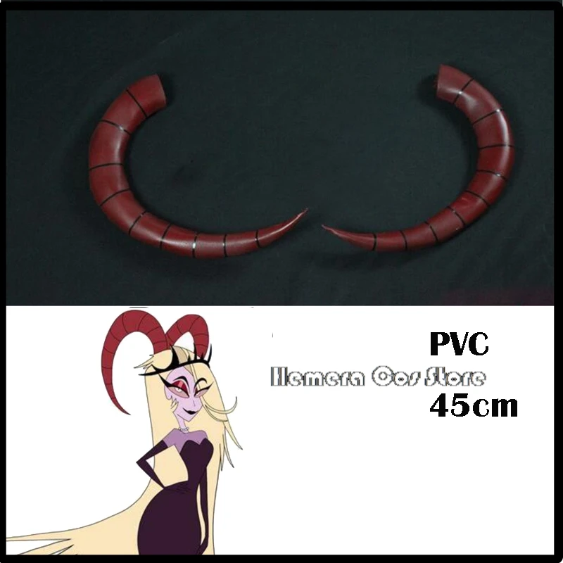 Lilith Косплей демона Horn Hazbin Hair Decor, реквизит для гостиницы, козий рог, косплей, первая женская мода, аксессуары для Хэллоуина, карнавала
Lilith Косплей демона Horn Hazbin Hair Decor, реквизит для гостиницы, козий рог, косплей, первая женская мода, аксессуары для Хэллоуина, карнавала