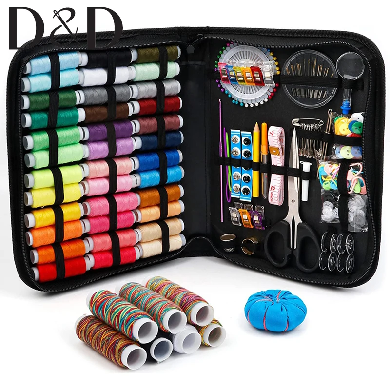 226PCS Large Sewing Kits with Thread Spools Needle Thread Sewing Accessories & Organizer Sewing Box DIY Sewing Repair Set
226PCS Large Sewing Kits with Thread Spools Needle Thread Sewing Accessories & Organizer Sewing Box DIY Sewing Repair Set