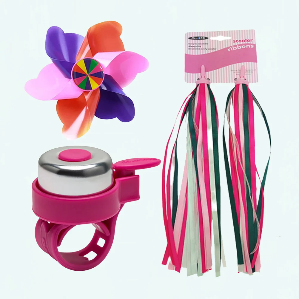 Bike Grips Tassels Bells Set Kids Bike Tassel Ribbons Bike Handlebar Bell Windmill Decoration
Bike Grips Tassels Bells Set Kids Bike Tassel Ribbons Bike Handlebar Bell Windmill Decoration
