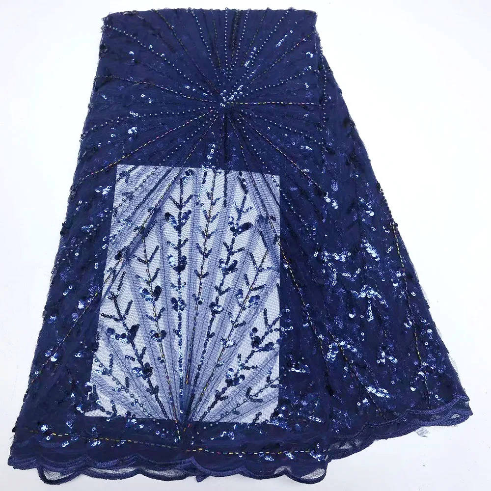 Hot-selling Navy blue African French Tulle Net Lace Fabric with Sequins Beads for Nigerian Lace Fabric 2022 High Quality Lace
Hot-selling Navy blue African French Tulle Net Lace Fabric with Sequins Beads for Nigerian Lace Fabric 2022 High Quality Lace