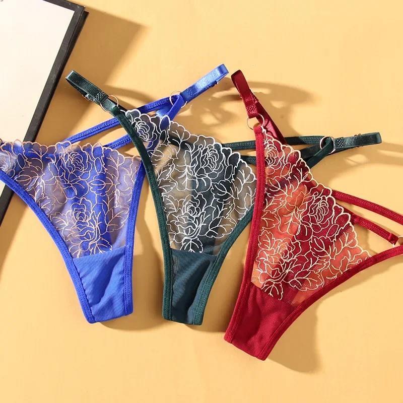 Sexy Lace Thong Women G Strings WC Adjustable Panties Transparent Underwear Ladies Briefs Lingere Underware Lingerie
Sexy Lace Thong Women G Strings WC Adjustable Panties Transparent Underwear Ladies Briefs Lingere Underware Lingerie