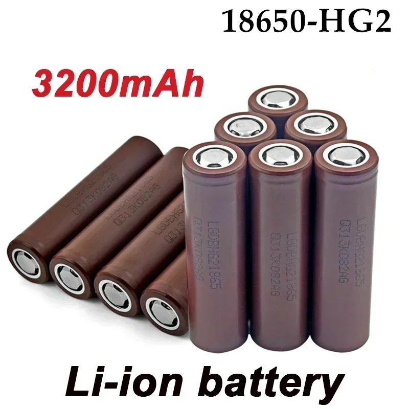 100% New Original HG2 18650 Battery 3200mAh Battery 18650 HG2 3.6V Discharge 25A Dedicated For Power Rechargeable Battery
100% New Original HG2 18650 Battery 3200mAh Battery 18650 HG2 3.6V Discharge 25A Dedicated For Power Rechargeable Battery