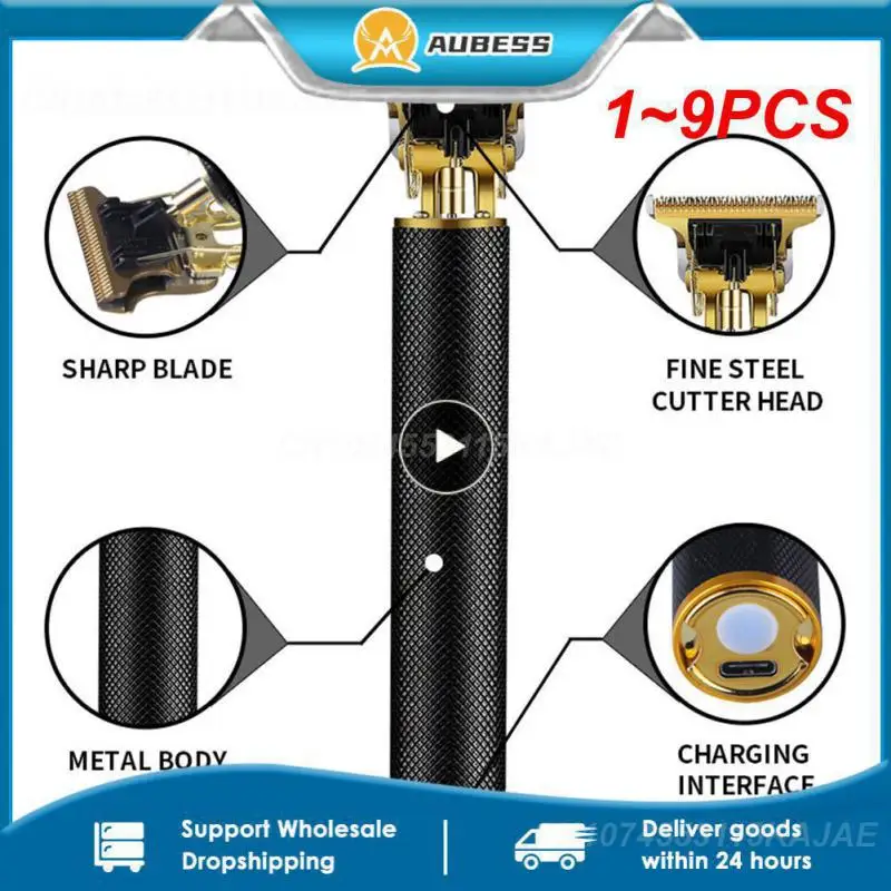 1~9PCS T9 Hair Trimmer Barber Hair Clipper Cordless Hair Cutting Machine Beard Trimmer Shaving Machine Electric Razor Men Shaver
1~9PCS T9 Hair Trimmer Barber Hair Clipper Cordless Hair Cutting Machine Beard Trimmer Shaving Machine Electric Razor Men Shaver