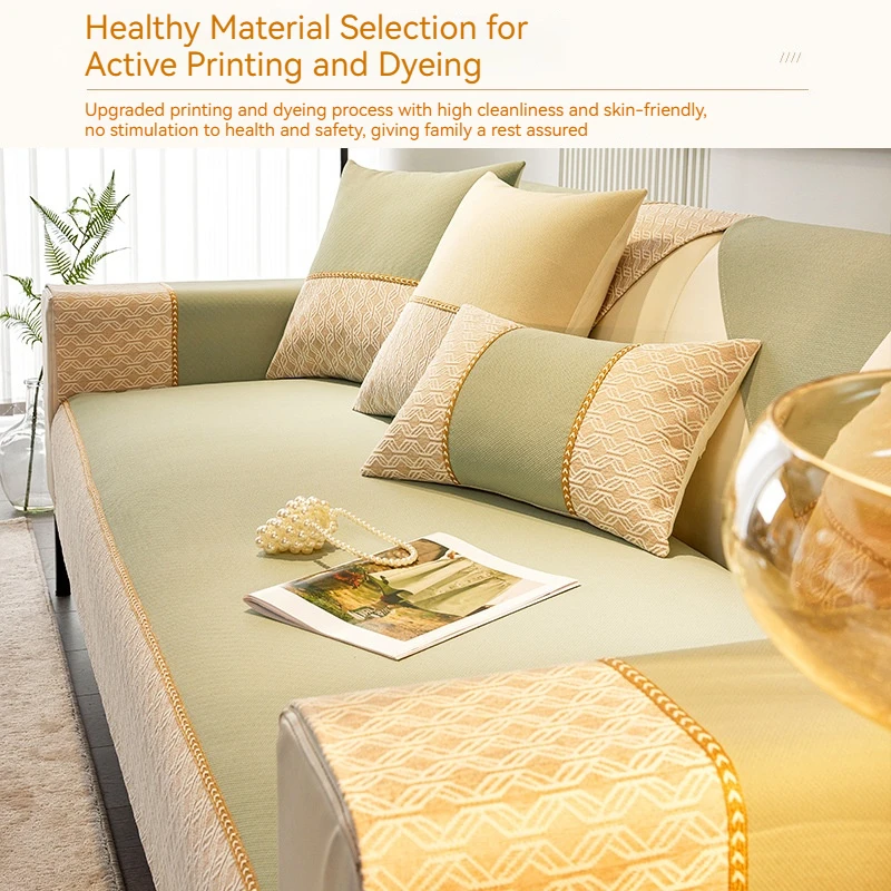 Sofa Cover High-grade Light Luxury Chenille Non-slip Modern Simple Four Seasons General Cloth Cushion For Living Room
Sofa Cover High-grade Light Luxury Chenille Non-slip Modern Simple Four Seasons General Cloth Cushion For Living Room