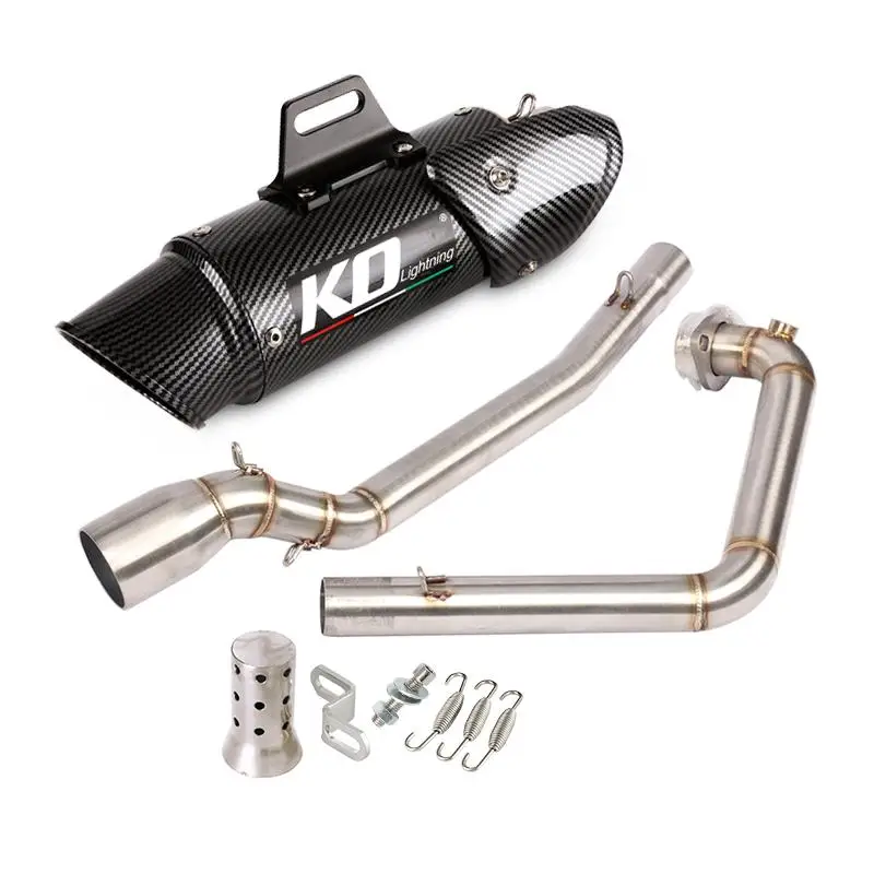 

51MM Exhaust System For Suzuki GSX-S150R 125R Motorcycle Muffler Header Pipe Connect Tube Stainless Steel Escape With DB Killer