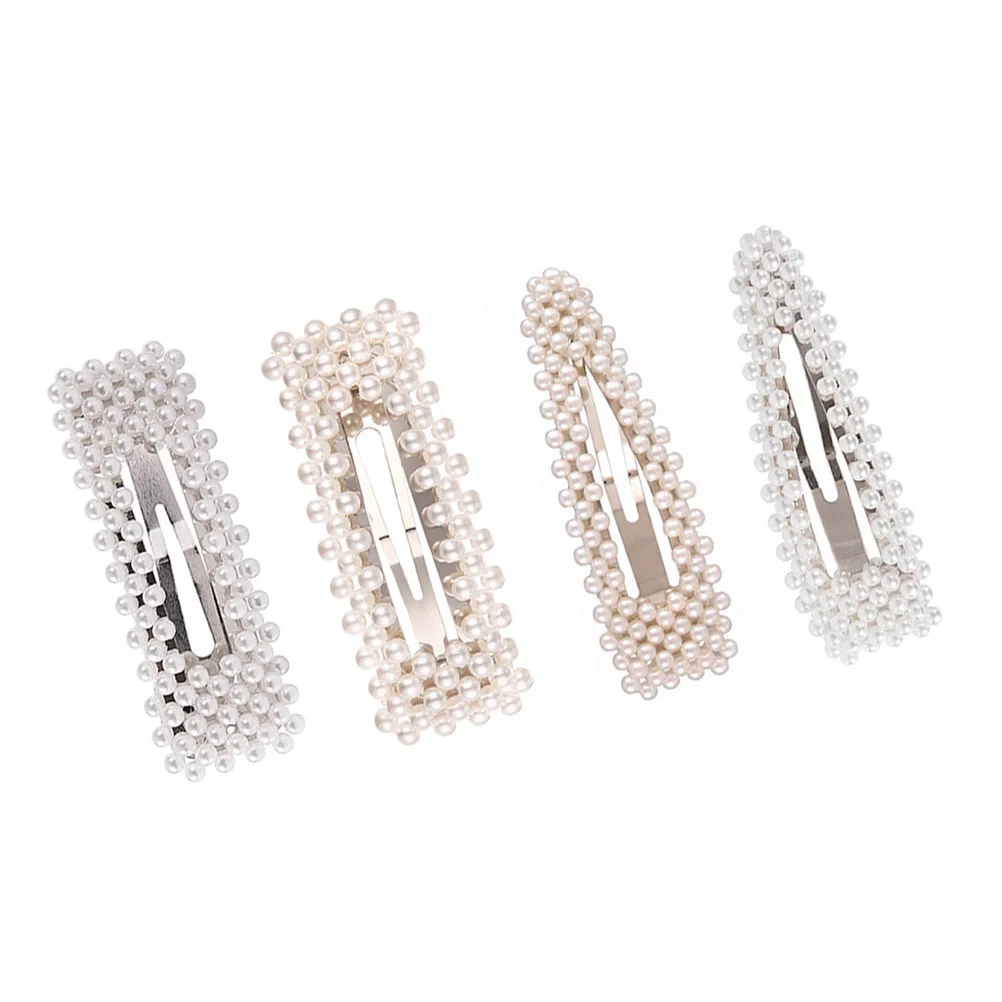 4pcs Fashion Simple Hair Clips Fresh Pearl Hair Barrettes Bobby Pin Hair for Ladies and Girls (Triangle Golden + Golden +
4pcs Fashion Simple Hair Clips Fresh Pearl Hair Barrettes Bobby Pin Hair for Ladies and Girls (Triangle Golden + Golden +