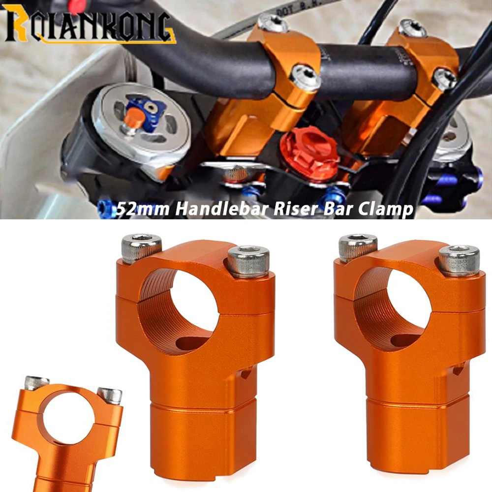 For GasGas EX EC MC 125 150 200 250 300 Motorcycle Accessories 52mm Handlebar Riser Bar Clamp Mount EX/EC/MC 125-300 2021 2022
For GasGas EX EC MC 125 150 200 250 300 Motorcycle Accessories 52mm Handlebar Riser Bar Clamp Mount EX/EC/MC 125-300 2021 2022