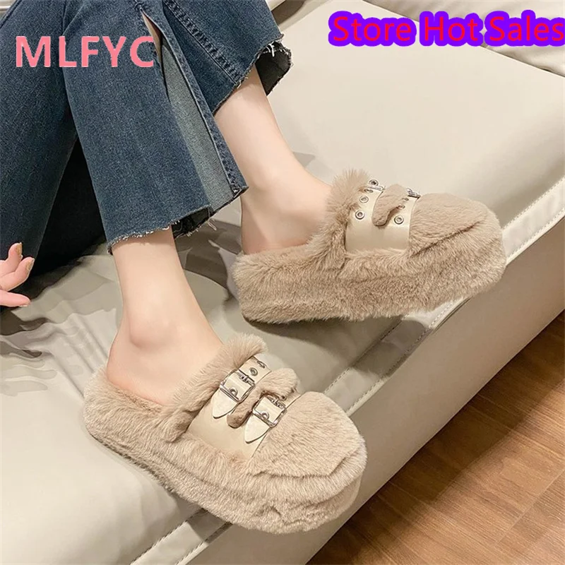 Thick Soled Plush Slippers for Outdoor Wear, New Autumn and Winter Plush and Thickened Cotton Slippers for Home Use
Thick Soled Plush Slippers for Outdoor Wear, New Autumn and Winter Plush and Thickened Cotton Slippers for Home Use