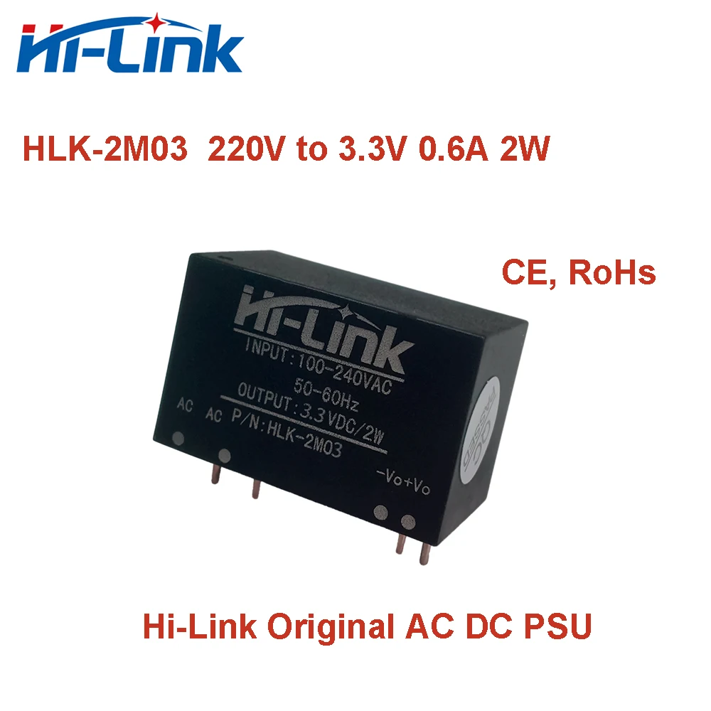 Бесплатная доставка 2 шт./лот AC/DC от 220 В до 3,3 В 2 Вт HLK-2M03 высокоэффективный Интеллектуальный бытовой коммутатор, модуль питания
Бесплатная доставка 2 шт./лот AC/DC от 220 В до 3,3 В 2 Вт HLK-2M03 высокоэффективный Интеллектуальный бытовой коммутатор, модуль питания