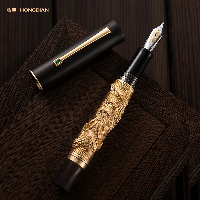 Hongdian N24 Luxury Fountain Pen EF/F Long Knife Nib Dragon Year Limited Stereoscopic Carving Writing Gift Pen Dragon Nib
Hongdian N24 Luxury Fountain Pen EF/F Long Knife Nib Dragon Year Limited Stereoscopic Carving Writing Gift Pen Dragon Nib