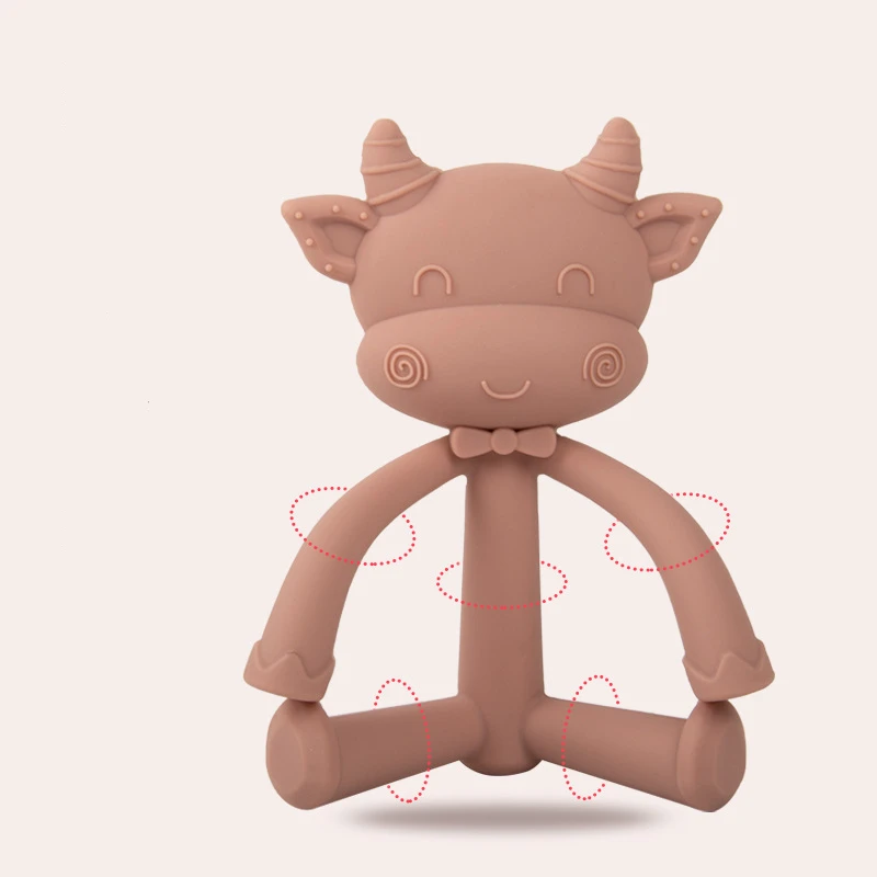 Baby molar stick new baby 3D cute ox teether baby silicone teeth bite glue maternal and child supplies molar toys
Baby molar stick new baby 3D cute ox teether baby silicone teeth bite glue maternal and child supplies molar toys
