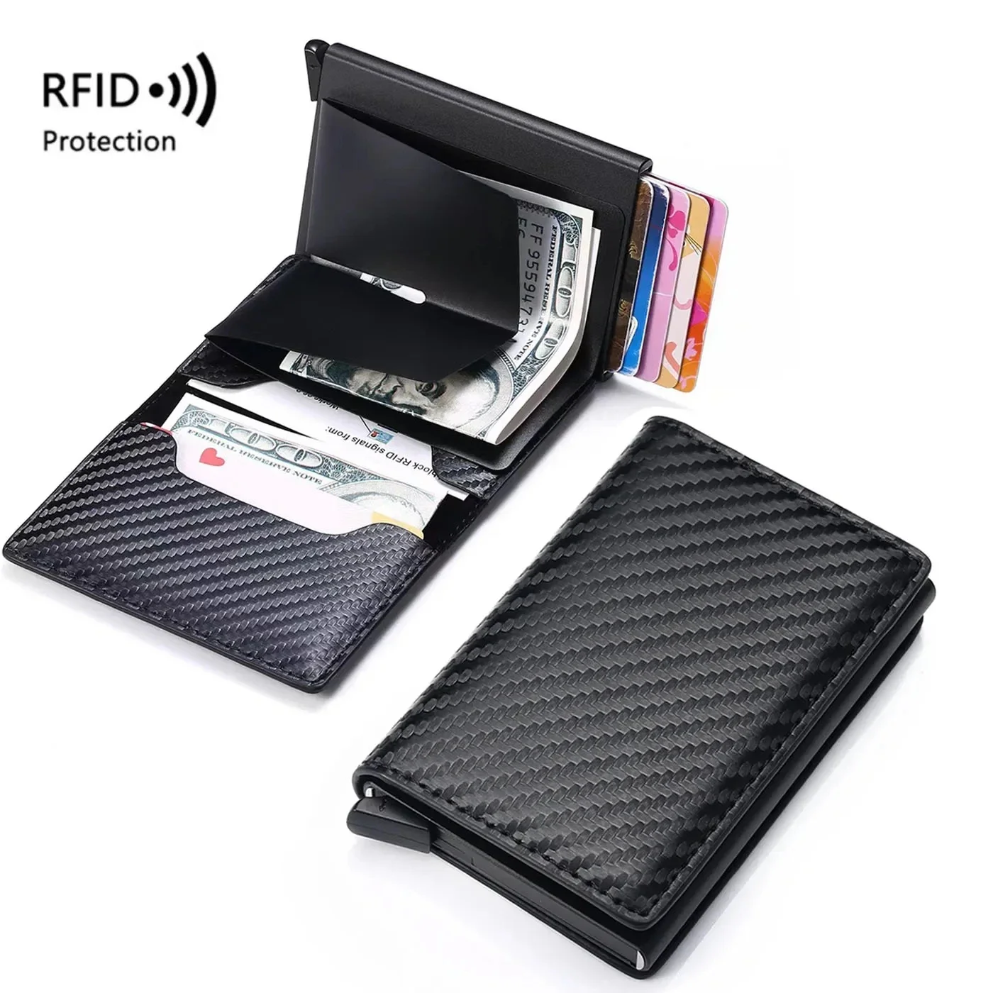 ID Credit Card Holder Case Wallets Men Brand Design Anti Rfid Blocking Magic Leather Slim Mini Wallet Small Money Bag Purse 2023
ID Credit Card Holder Case Wallets Men Brand Design Anti Rfid Blocking Magic Leather Slim Mini Wallet Small Money Bag Purse 2023