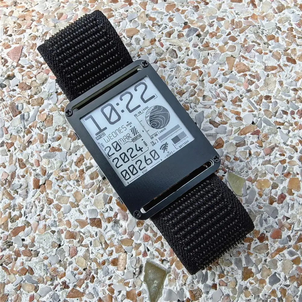 Программируемый сенсорный экран для электронных часов Watchy ESP32, просмотр с ультралегким энергопотреблением, обои могут свободно переключаться по ширине F9M9
Программируемый сенсорный экран для электронных часов Watchy ESP32, просмотр с ультралегким энергопотреблением, обои могут свободно переключаться по ширине F9M9