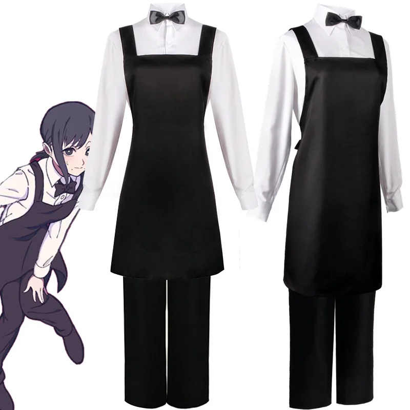 Anime Higashiyama Kobeni Cosplay Chainsaw Man Cosplay Costume Black Waiter Uniform Wig Halloween Christmas Costume for Women
Anime Higashiyama Kobeni Cosplay Chainsaw Man Cosplay Costume Black Waiter Uniform Wig Halloween Christmas Costume for Women
