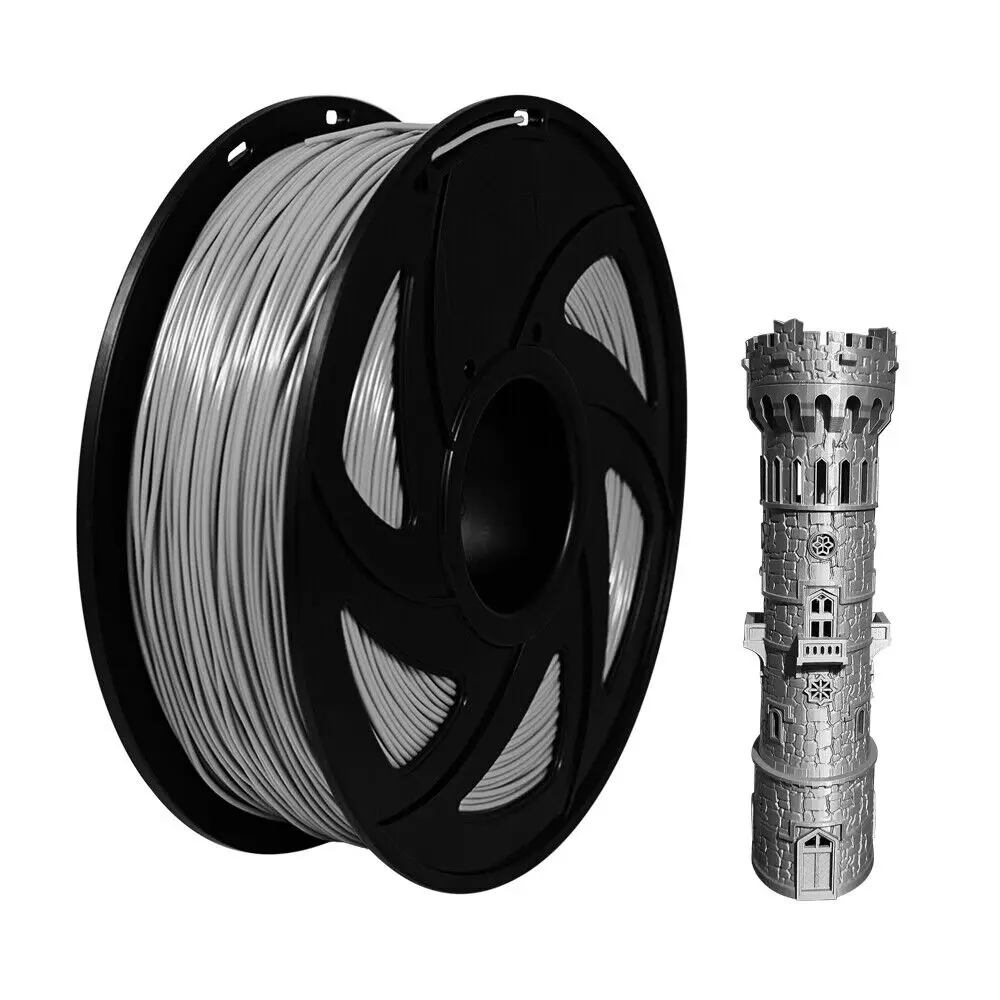 3D Printer PETG filament Gray Color 1kg 2.2lb 1.75MM FDM Pritners Grey PETG 3D Pen Pringting Filaments
3D Printer PETG filament Gray Color 1kg 2.2lb 1.75MM FDM Pritners Grey PETG 3D Pen Pringting Filaments