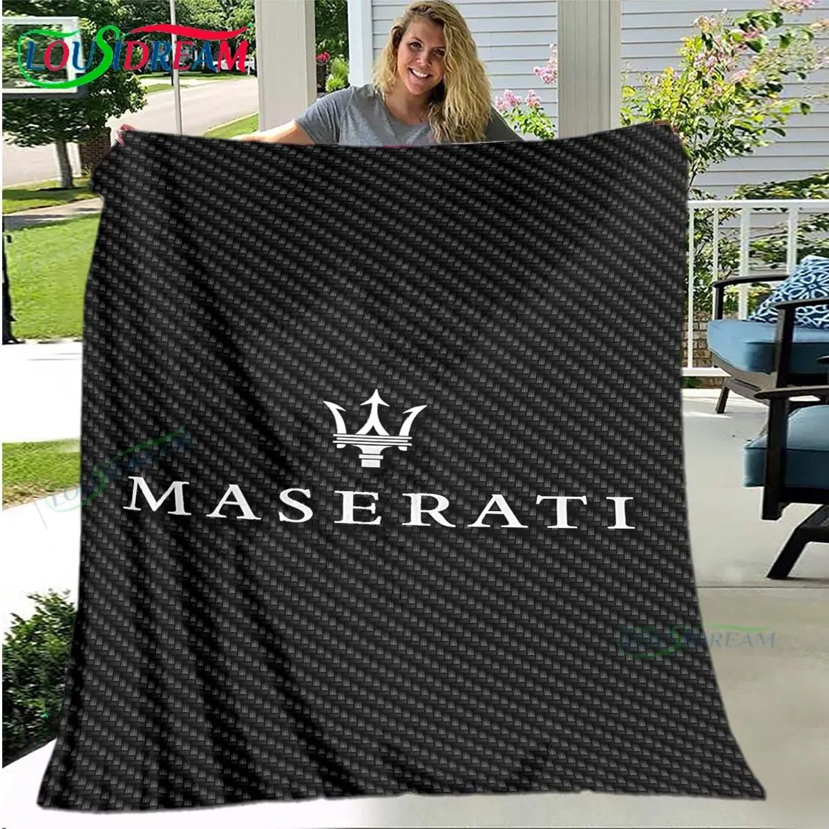 Fashion M-Maserati Printed Four Season Blanket Sofa Cover Travel Bed Plush Office Break Blanket Birthday Gift Picnic Blanket
Fashion M-Maserati Printed Four Season Blanket Sofa Cover Travel Bed Plush Office Break Blanket Birthday Gift Picnic Blanket