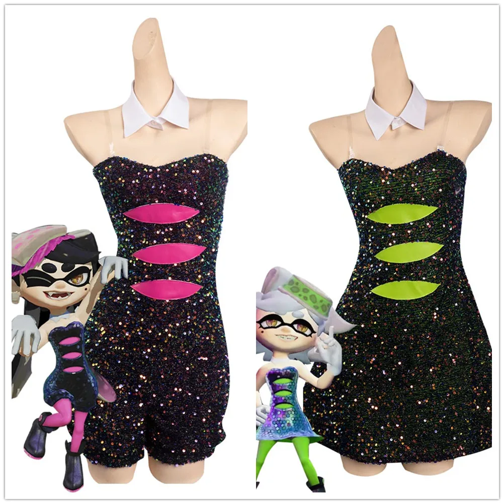 Splatooning Callie Marie Cosplay Costume Dress Jjumpsuit Outfits Halloween Carnival Party Disguise Suit Role Play Ladies Women
Splatooning Callie Marie Cosplay Costume Dress Jjumpsuit Outfits Halloween Carnival Party Disguise Suit Role Play Ladies Women