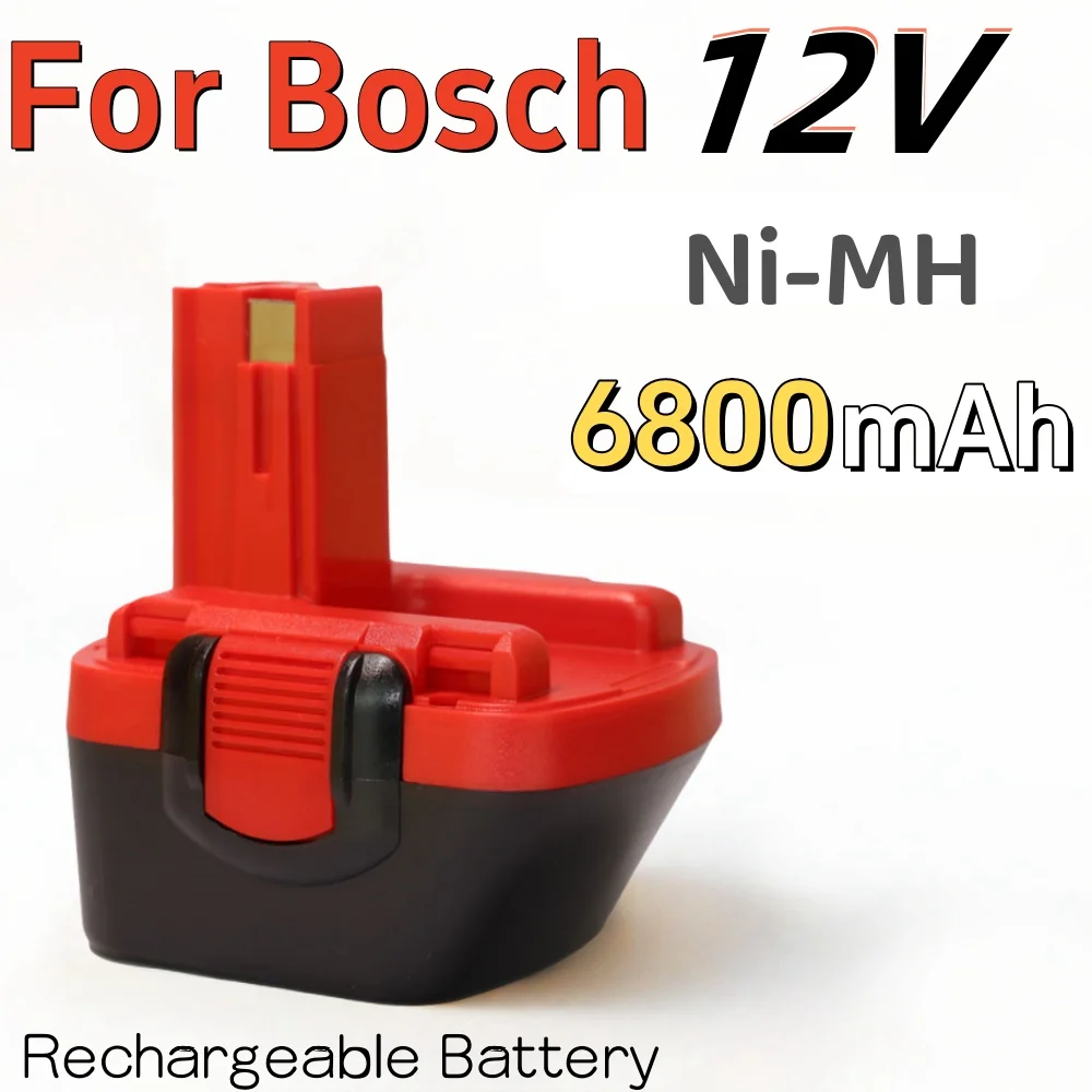 For Bosch 12V 6800mAh Rechargeable Ni-MH Power Tool Battery BAT043 D70745 PSR12 GSB12 GSR12 BAT038 BAT045 BAT040
For Bosch 12V 6800mAh Rechargeable Ni-MH Power Tool Battery BAT043 D70745 PSR12 GSB12 GSR12 BAT038 BAT045 BAT040