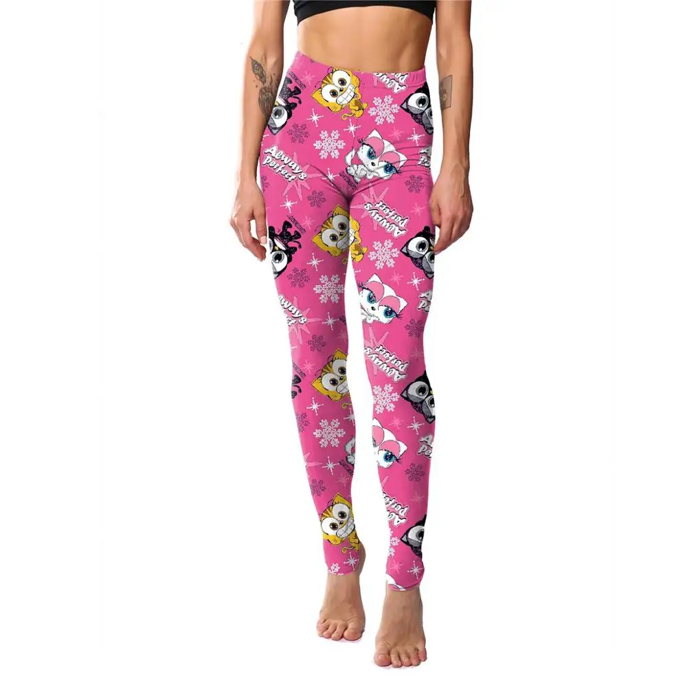 Women Yoga Pants Cartoon 3D Print Female Sports Leggings Elastic Workout Leggins Slim Capris Running Trousers Gym Fitness Tights
Women Yoga Pants Cartoon 3D Print Female Sports Leggings Elastic Workout Leggins Slim Capris Running Trousers Gym Fitness Tights