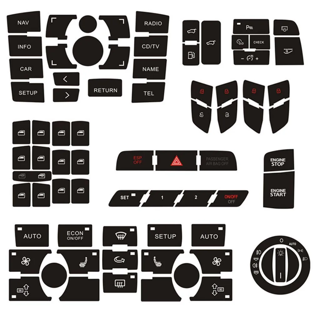 Push Button Push Button Sticker Push Button Sticker 1set Adjustment Button Repair Black For Q7 03-15 For Q7 03-15
Push Button Push Button Sticker Push Button Sticker 1set Adjustment Button Repair Black For Q7 03-15 For Q7 03-15
