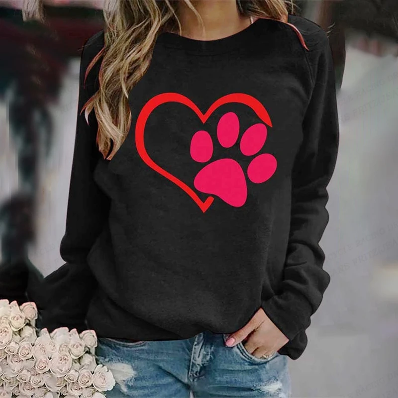 Dog Paw Hoodie Women Fashion O-neck Hoodies Women Sweats Animal Hooded Clothes Girl Coats Women's Clothing Autumn Winter
Dog Paw Hoodie Women Fashion O-neck Hoodies Women Sweats Animal Hooded Clothes Girl Coats Women's Clothing Autumn Winter