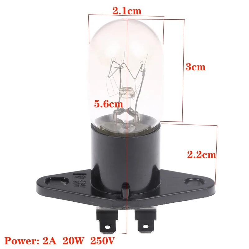 LED Microwave Oven Lighting Bulb Small Appliance Bulbs With Base For Oven Stove Refrigerator Non-Dimmable 250V 20W
LED Microwave Oven Lighting Bulb Small Appliance Bulbs With Base For Oven Stove Refrigerator Non-Dimmable 250V 20W