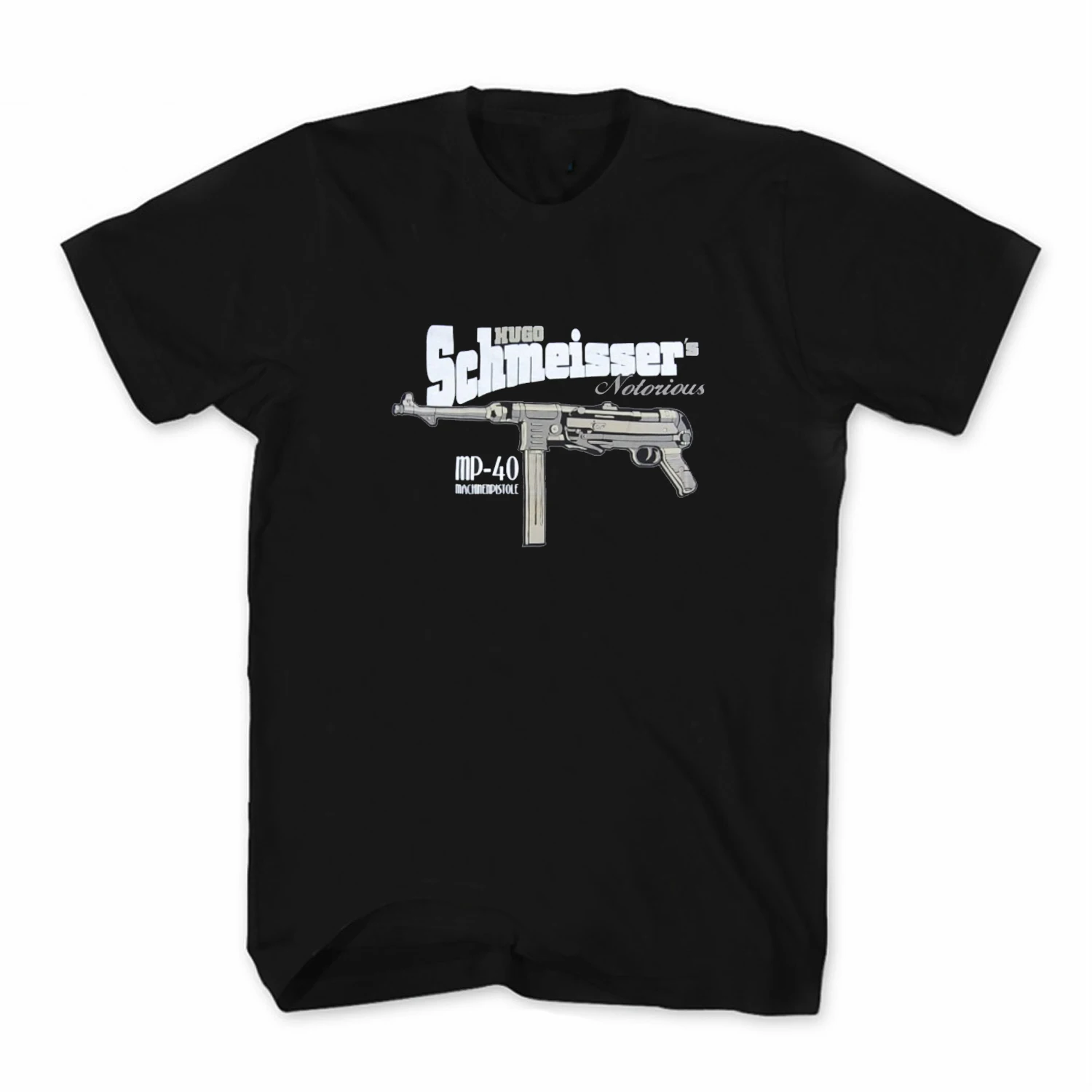 Hugo Schmeisser's Notorious MP-40 Machinen Pistole T-Shirt. Summer Cotton Short Sleeve O-Neck Mens T Shirt New S-3XL
Hugo Schmeisser's Notorious MP-40 Machinen Pistole T-Shirt. Summer Cotton Short Sleeve O-Neck Mens T Shirt New S-3XL