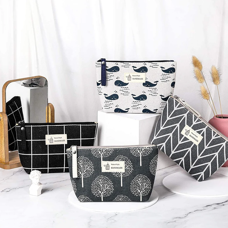 Women's Travel Canvas Cosmetic Bag Storage Handbag Large Capacity Toiletry Bag Zipper Coin Purse Travel Beauty Box Packaging Bag
Women's Travel Canvas Cosmetic Bag Storage Handbag Large Capacity Toiletry Bag Zipper Coin Purse Travel Beauty Box Packaging Bag