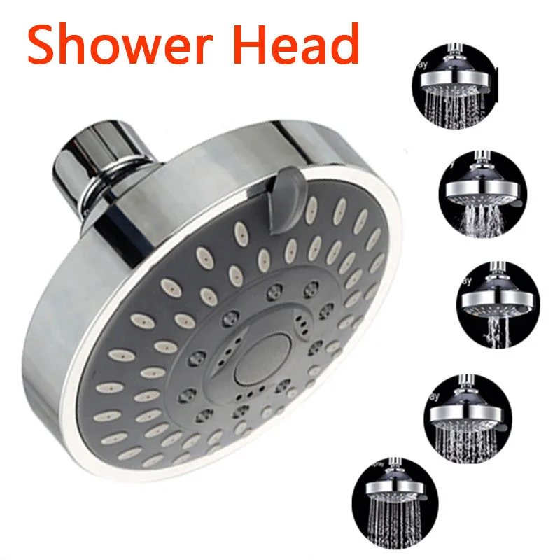 4 Inch 5-gear Adjustable Top Spray Head Shower Head Household Pressurized Detachable Fixed Shower Head Bathroom Accessories
4 Inch 5-gear Adjustable Top Spray Head Shower Head Household Pressurized Detachable Fixed Shower Head Bathroom Accessories