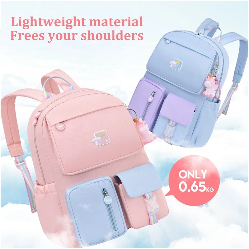 Girls Kids Backpack Schoolbag Rucksack Primary Bookbags with Cute Pendant Daypack for Boys Girls
Girls Kids Backpack Schoolbag Rucksack Primary Bookbags with Cute Pendant Daypack for Boys Girls