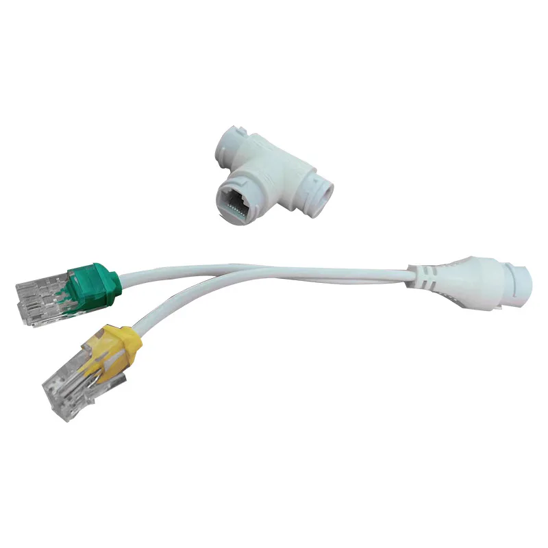 POE Splitter Adapter Ethernet one network cable two camera Splitter Combiner Connector converter POE switch
POE Splitter Adapter Ethernet one network cable two camera Splitter Combiner Connector converter POE switch