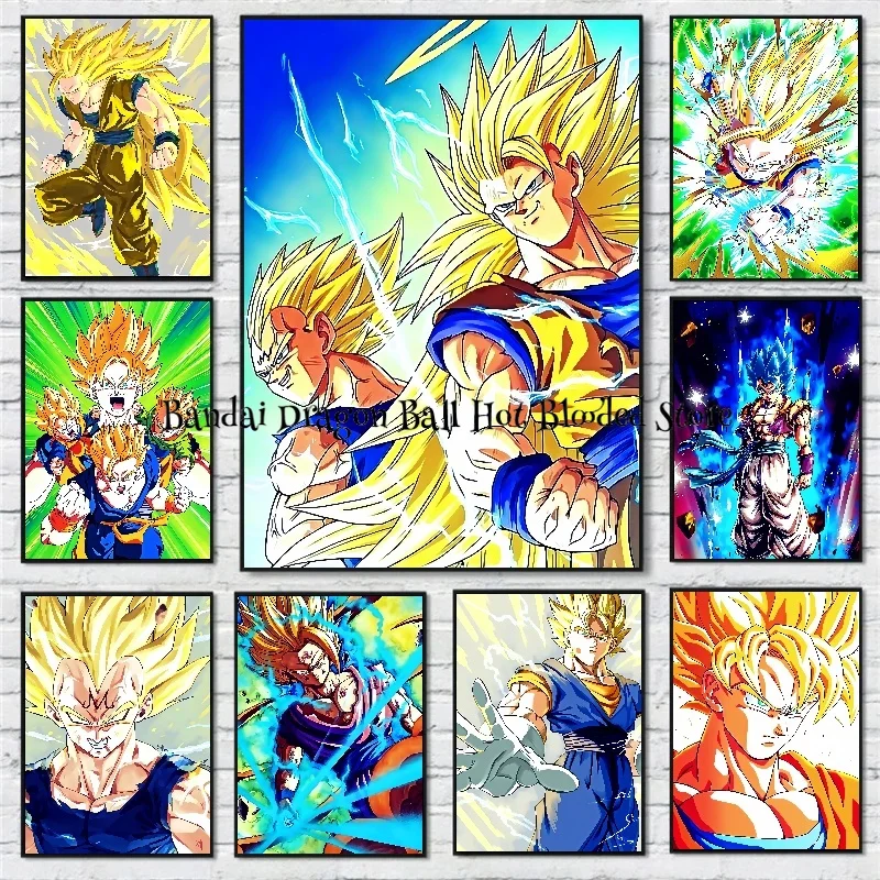 Hot-blooded Anime Japan Classic Dragon Ball Super Saiyan Goku Gohan Vegeta HD Poster Wall Living Room Home Decor Canvas Painting
Hot-blooded Anime Japan Classic Dragon Ball Super Saiyan Goku Gohan Vegeta HD Poster Wall Living Room Home Decor Canvas Painting