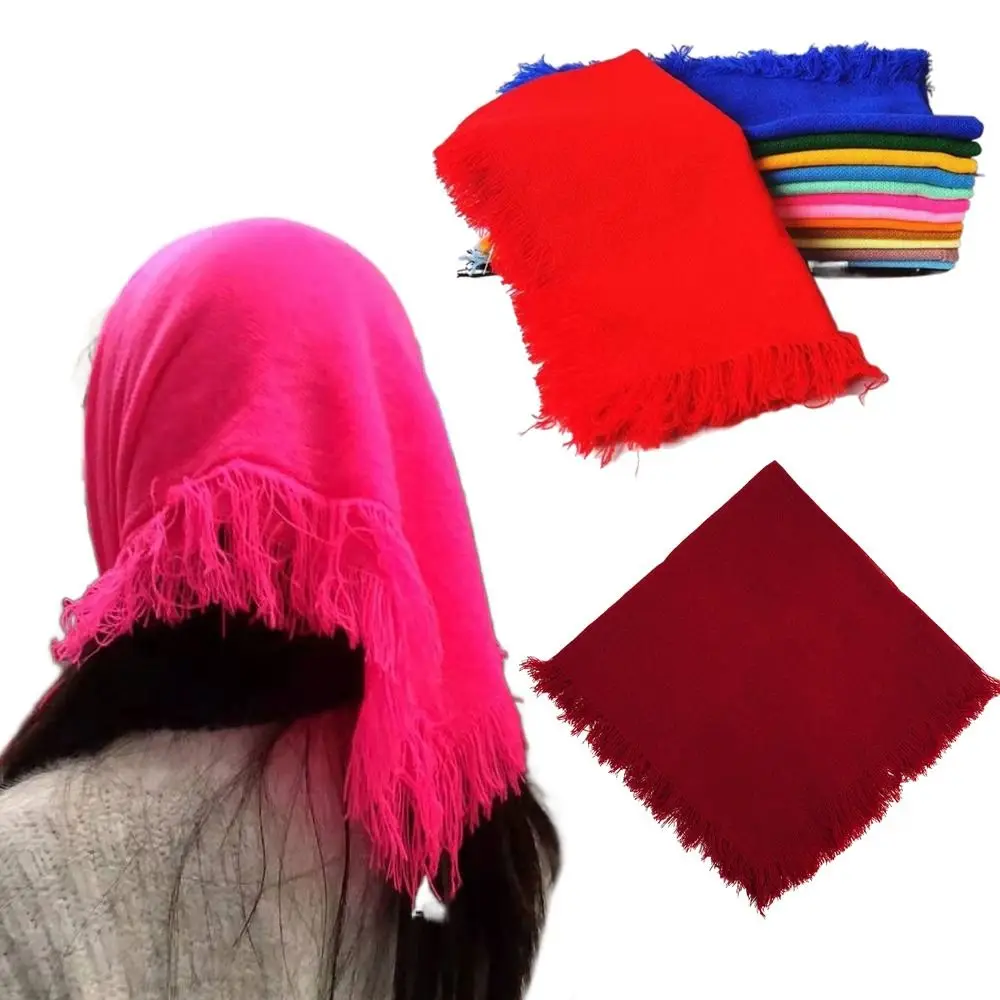 Tassel Shawl Square Scarf Outdoor Breathable Woolen Yarn Women Scarf Windproof Light Scarf Cloak Daily
Tassel Shawl Square Scarf Outdoor Breathable Woolen Yarn Women Scarf Windproof Light Scarf Cloak Daily