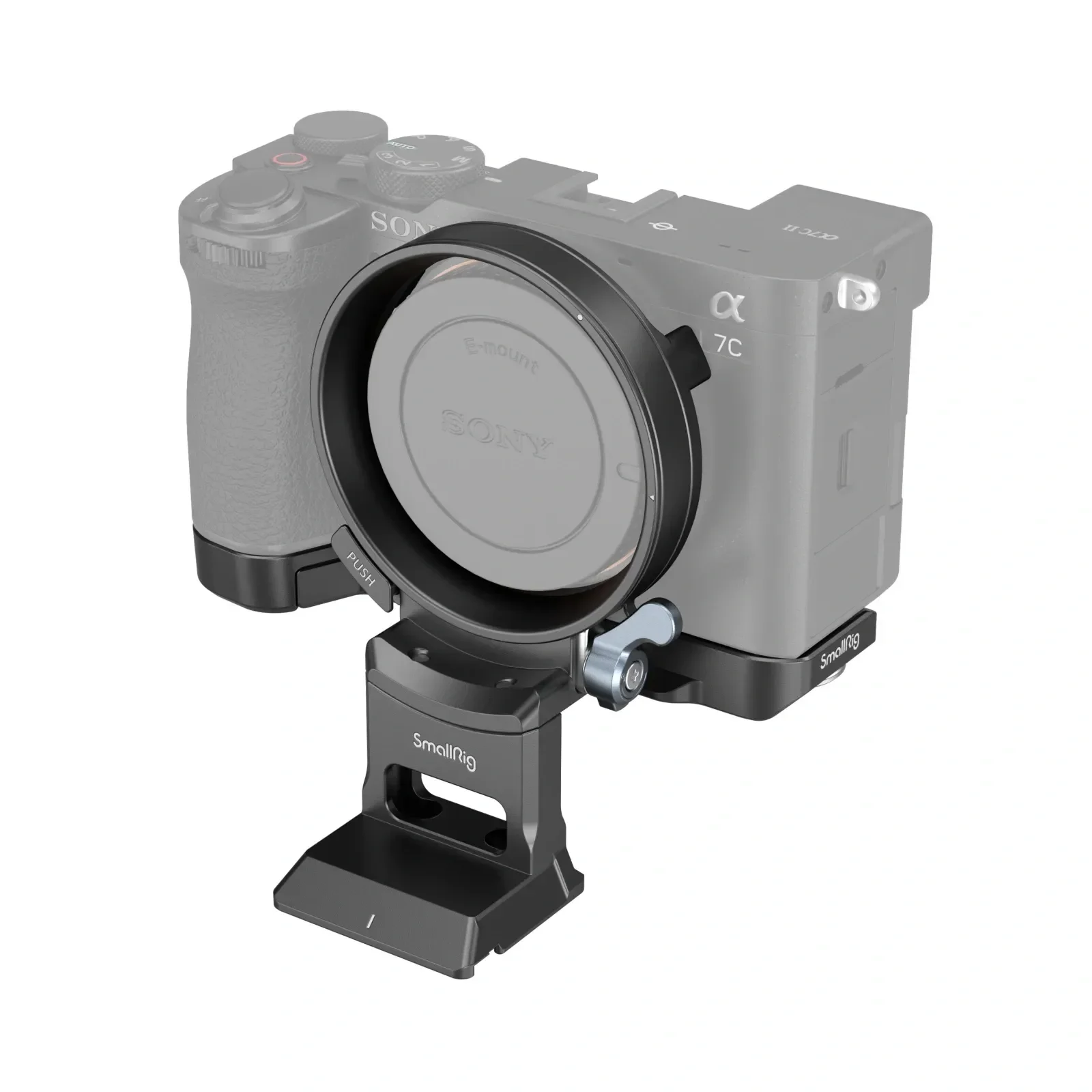 Поворотная горизонтально-вертикальная Монтажная пластина SmallRig для Sony Alpha 7C II / Alpha 7CR, вращающаяся с быстроразъемной пластиной 
Поворотная горизонтально-вертикальная Монтажная пластина SmallRig для Sony Alpha 7C II / Alpha 7CR, вращающаяся с быстроразъемной пластиной