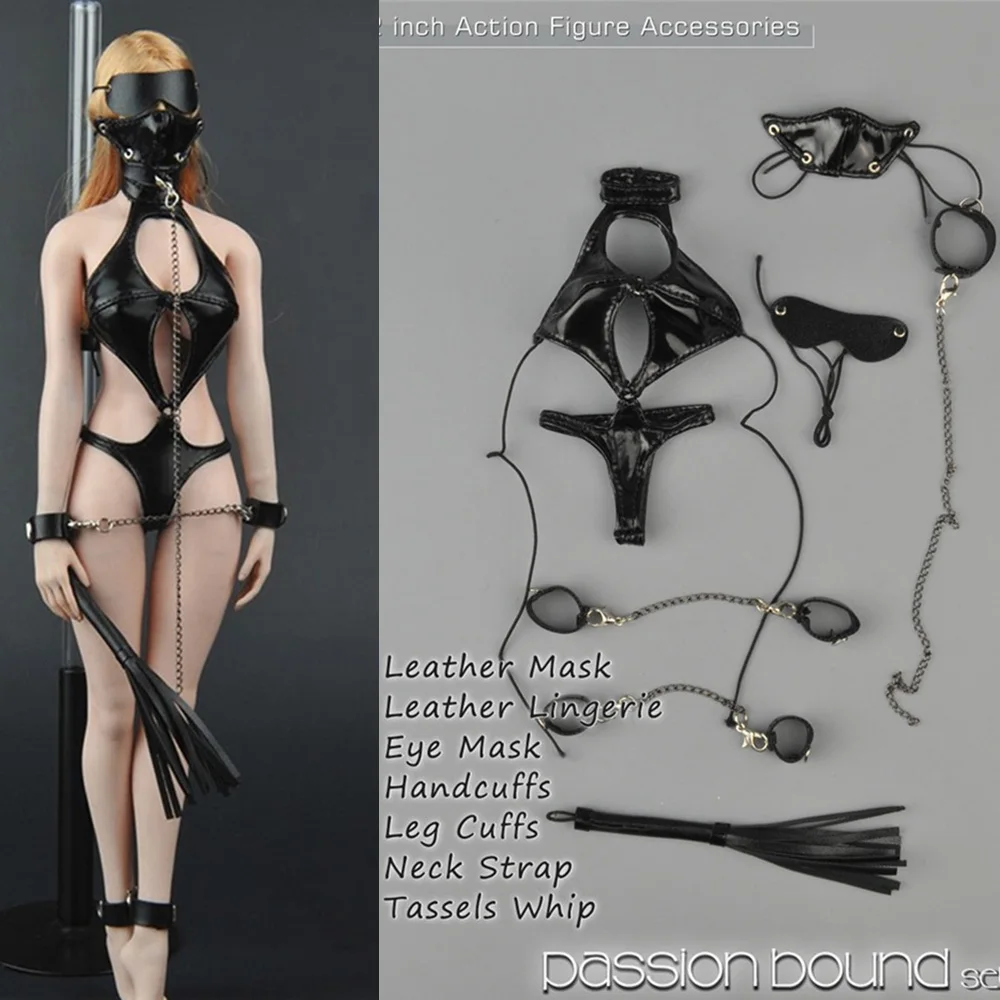 ZY5005 1/6 Scale Women's Black Leather Lingerie Underpants Bound Clothes Sets for 12 inches Female Action Figure Body
ZY5005 1/6 Scale Women's Black Leather Lingerie Underpants Bound Clothes Sets for 12 inches Female Action Figure Body