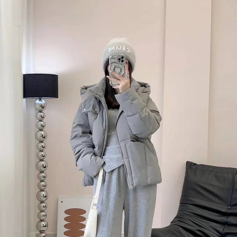 Down Jacket Women's Short Loose Fashion 90 White Duck down European Goods Slimming Large Version 2023 Winter New
Down Jacket Women's Short Loose Fashion 90 White Duck down European Goods Slimming Large Version 2023 Winter New